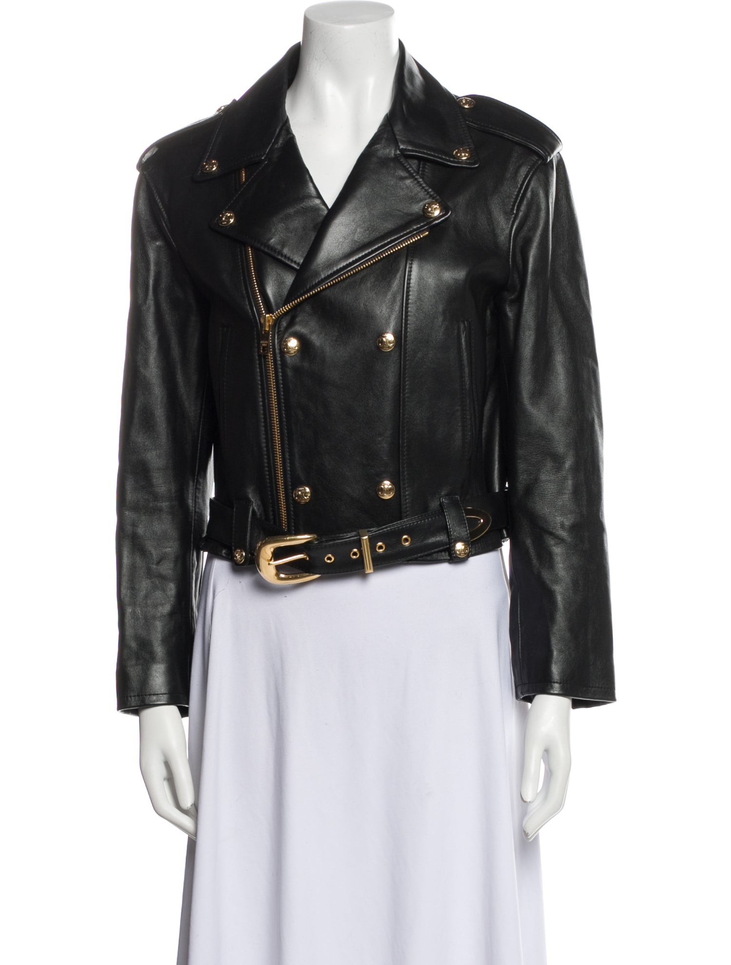 Celine Leather Biker Jacket