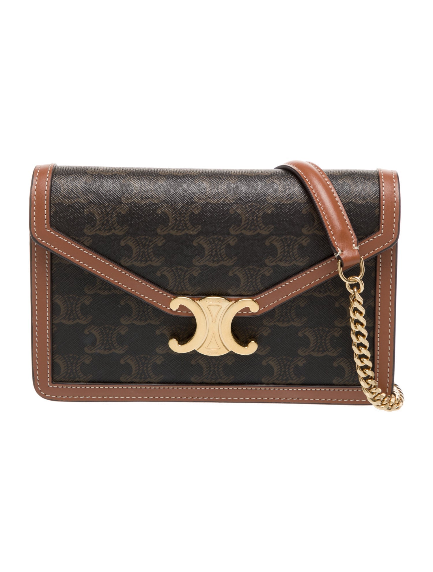Celine Triomphe Margo Wallet on Chain 2024