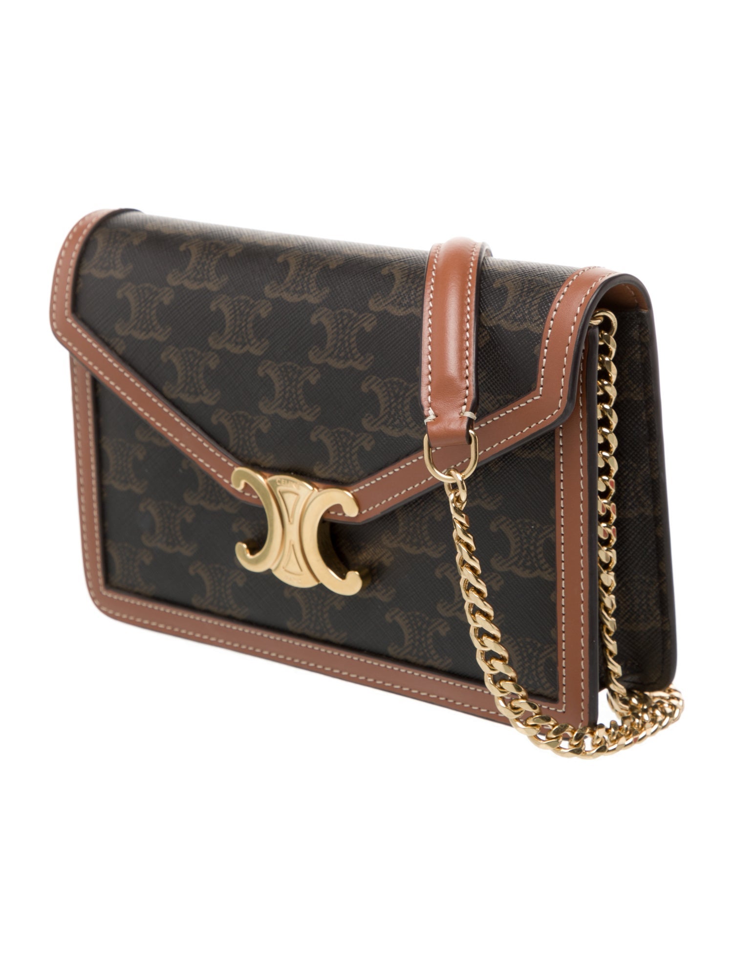 Celine Triomphe Margo Wallet on Chain 2024