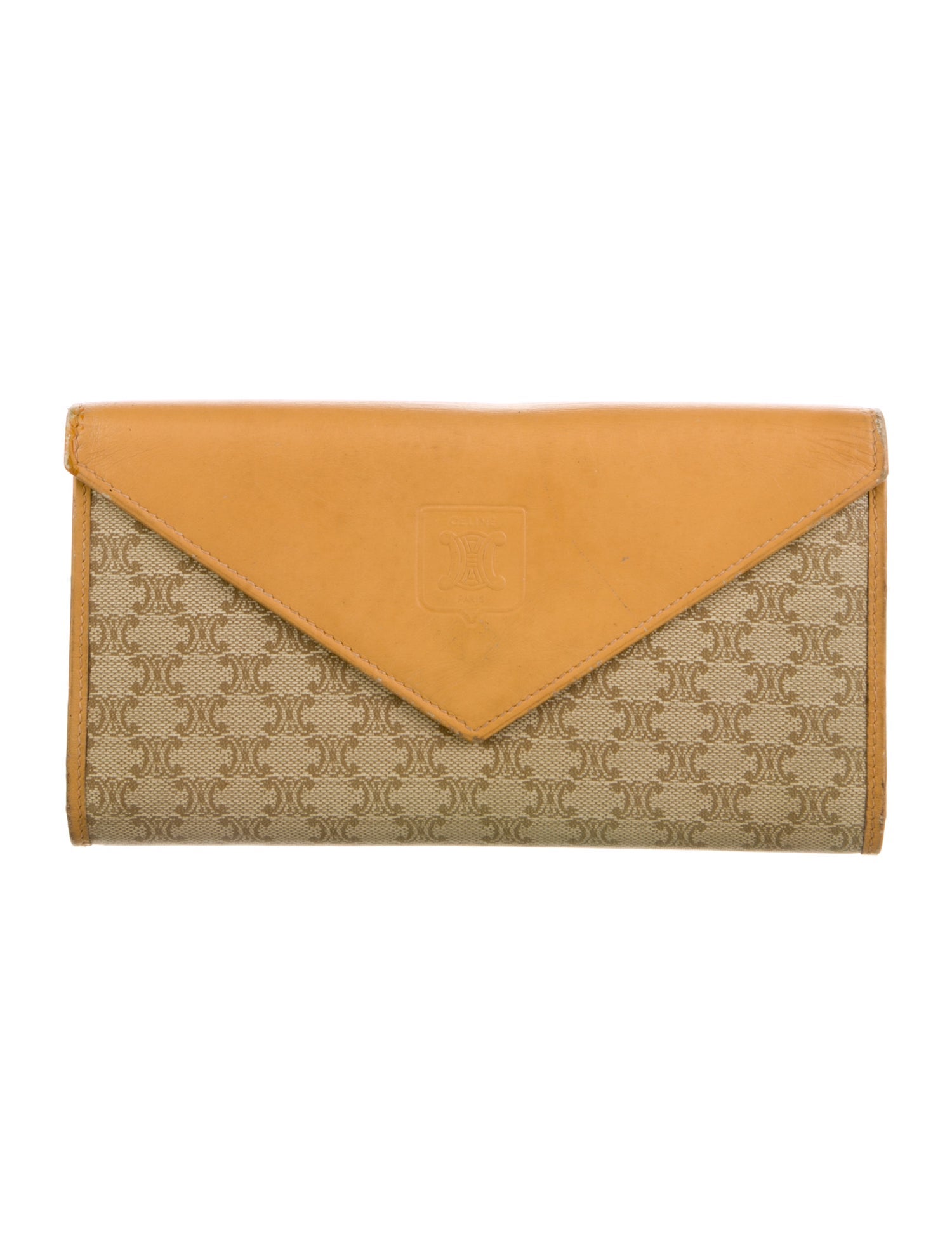 Celine Signature Logo Printed Wallet