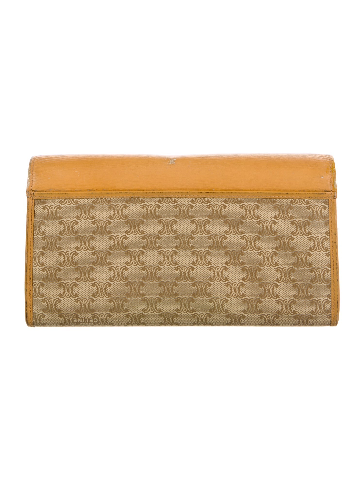 Celine Signature Logo Printed Wallet