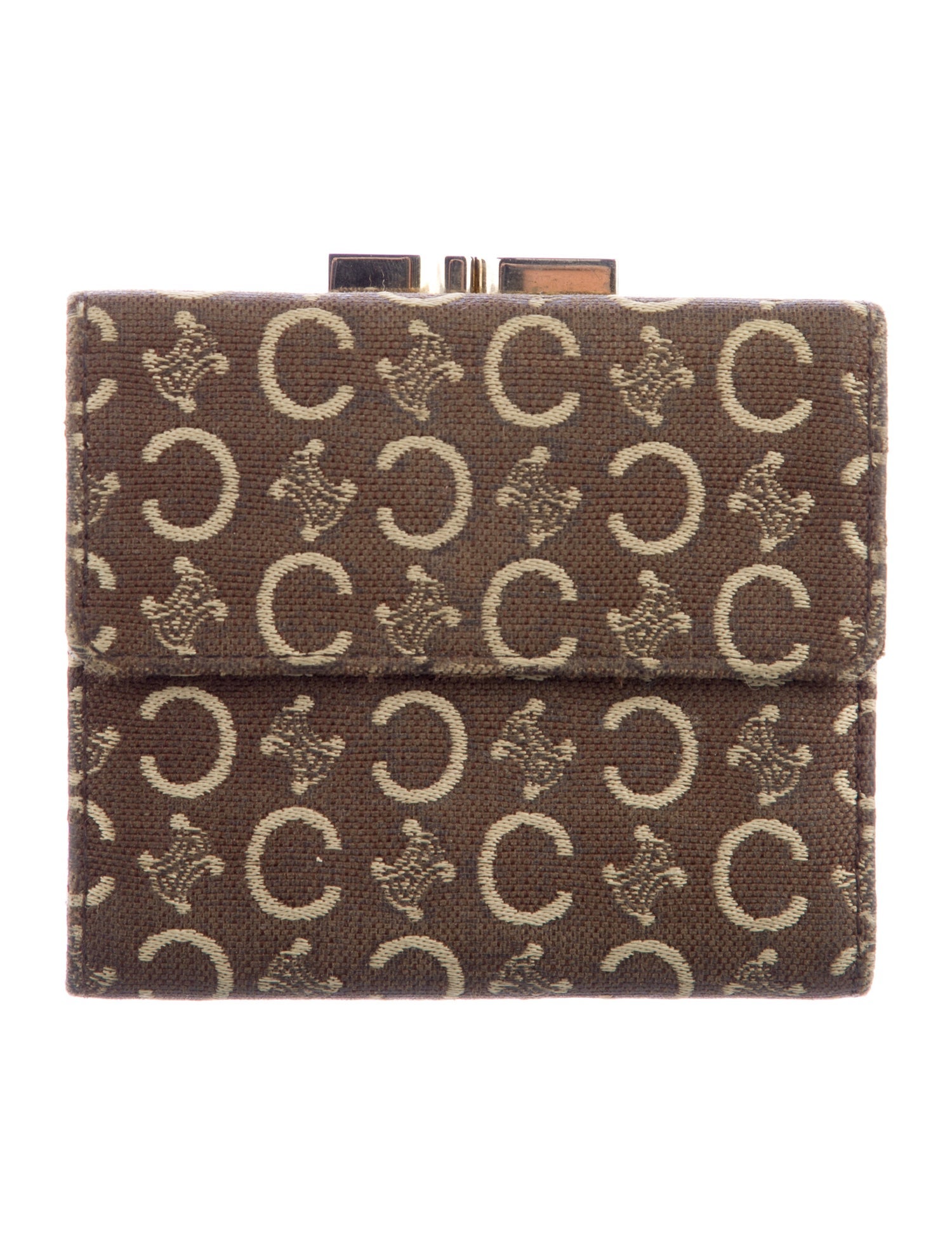 Celine Vintage Triomphe Compact Wallet