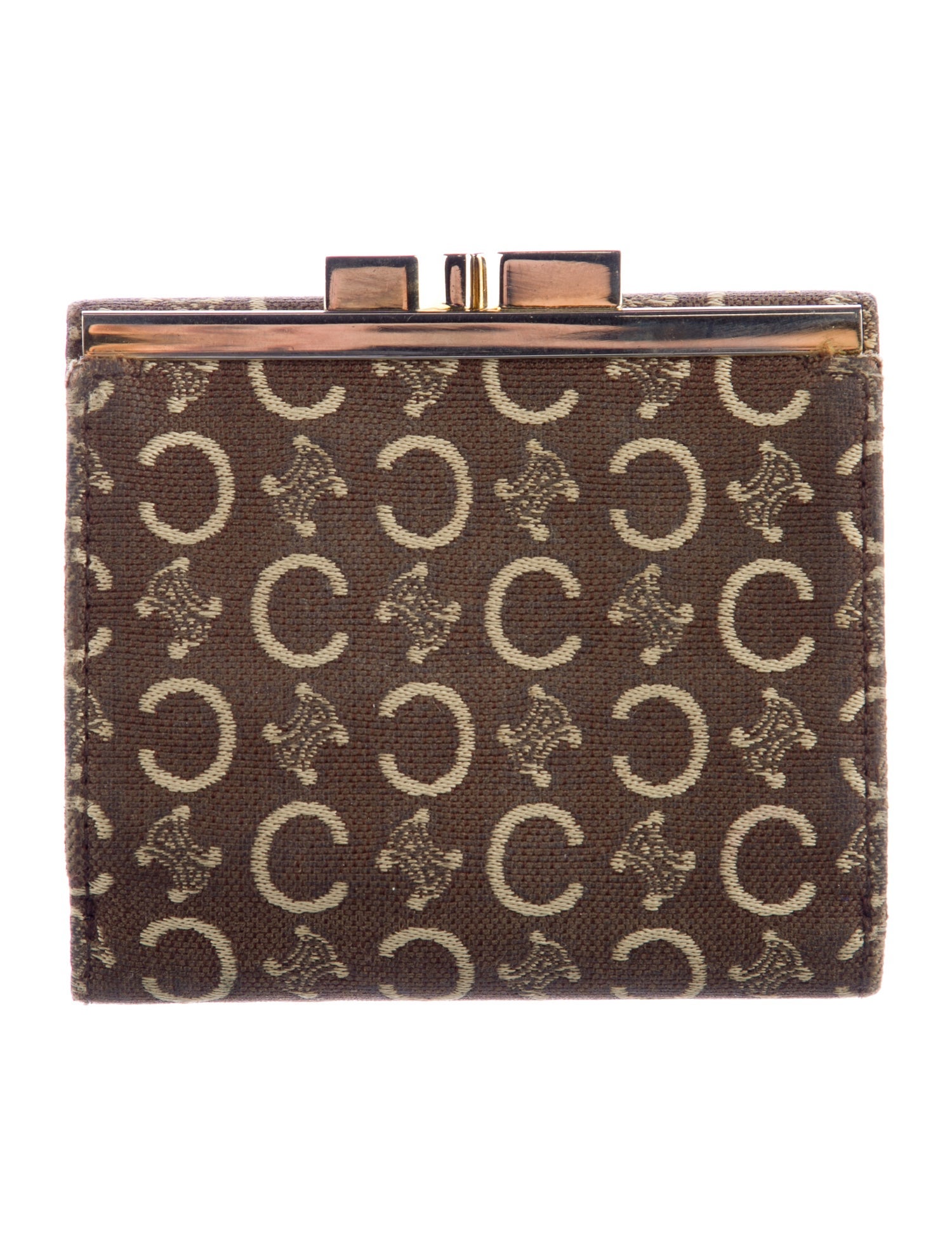 Celine Vintage Triomphe Compact Wallet