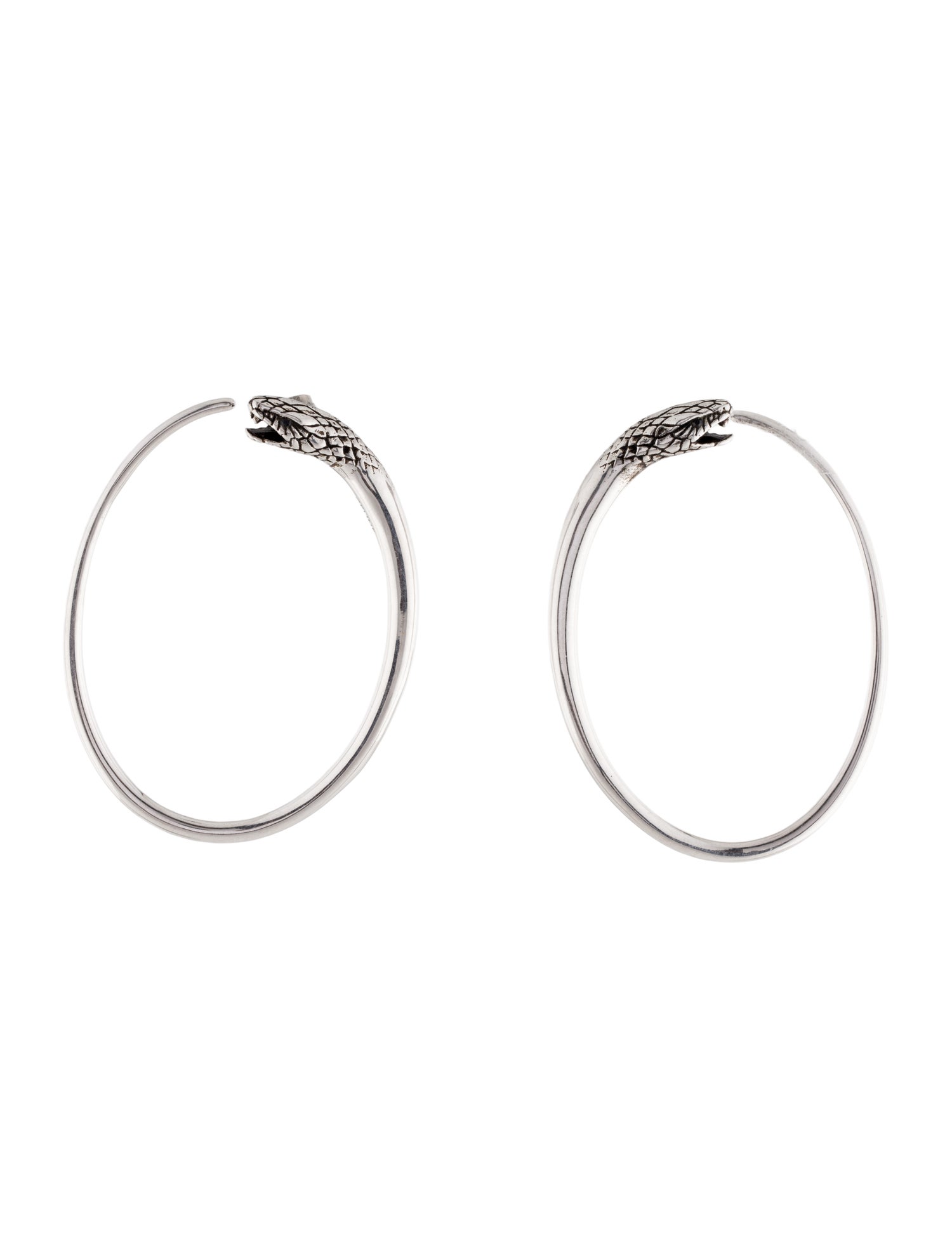 Celine Crystal Snake Hoop Earrings