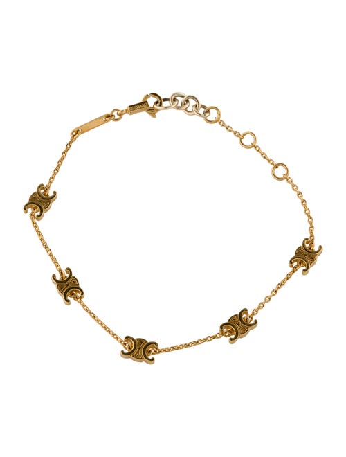 Celine Mini Triomphe Station Bracelet