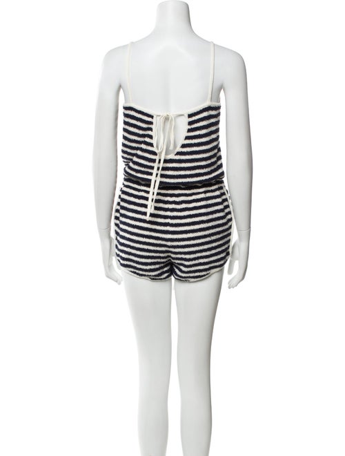 Celine Stripe Print Striped Romper