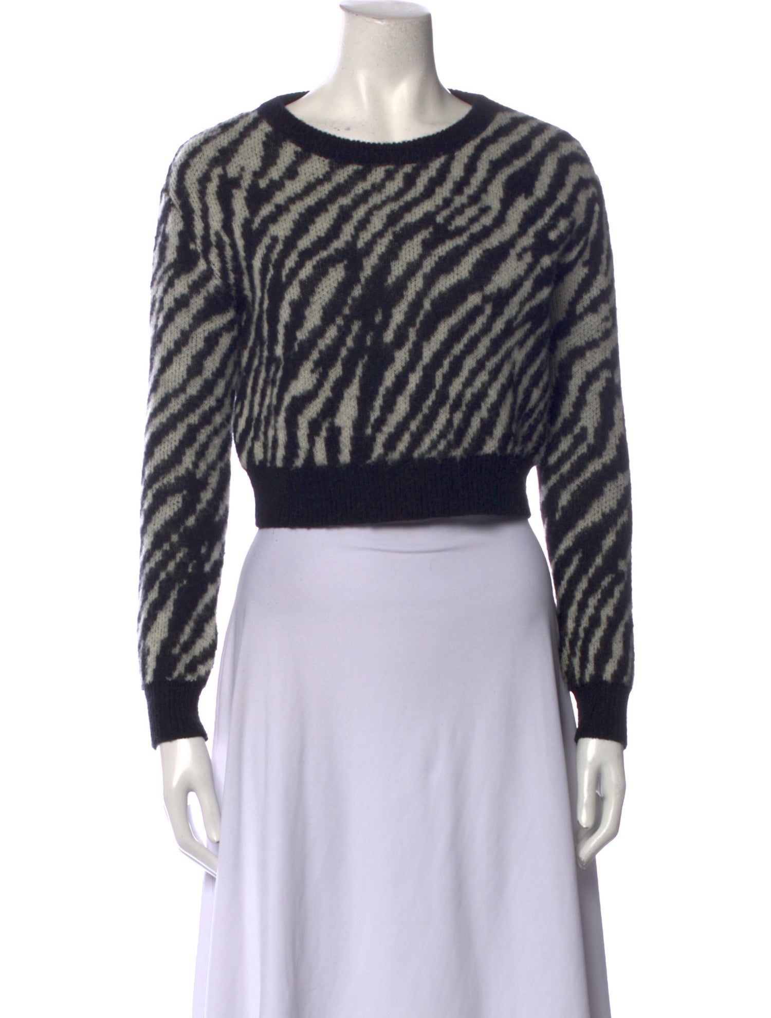 Celine Wool Animal Print Sweater