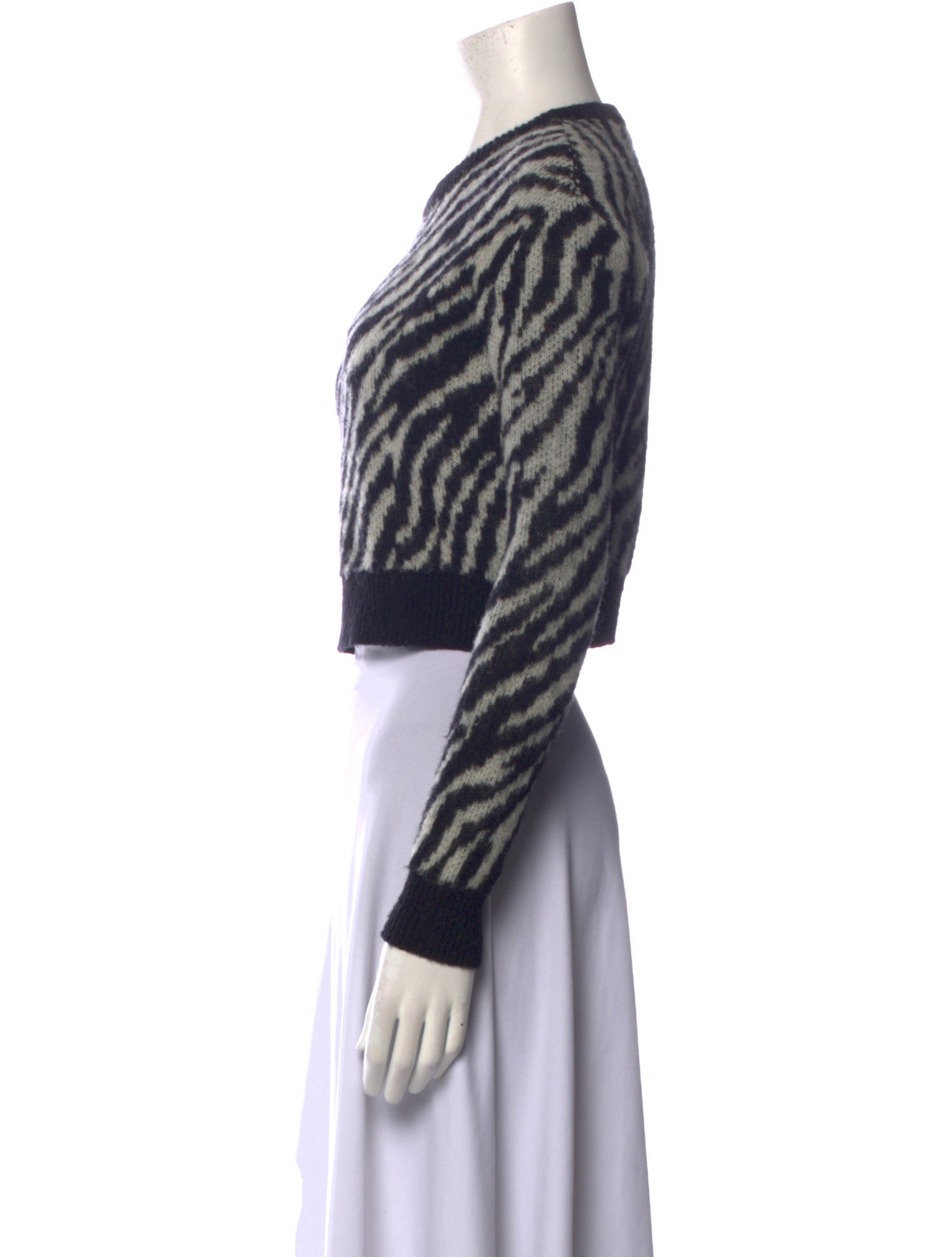 Celine Wool Animal Print Sweater