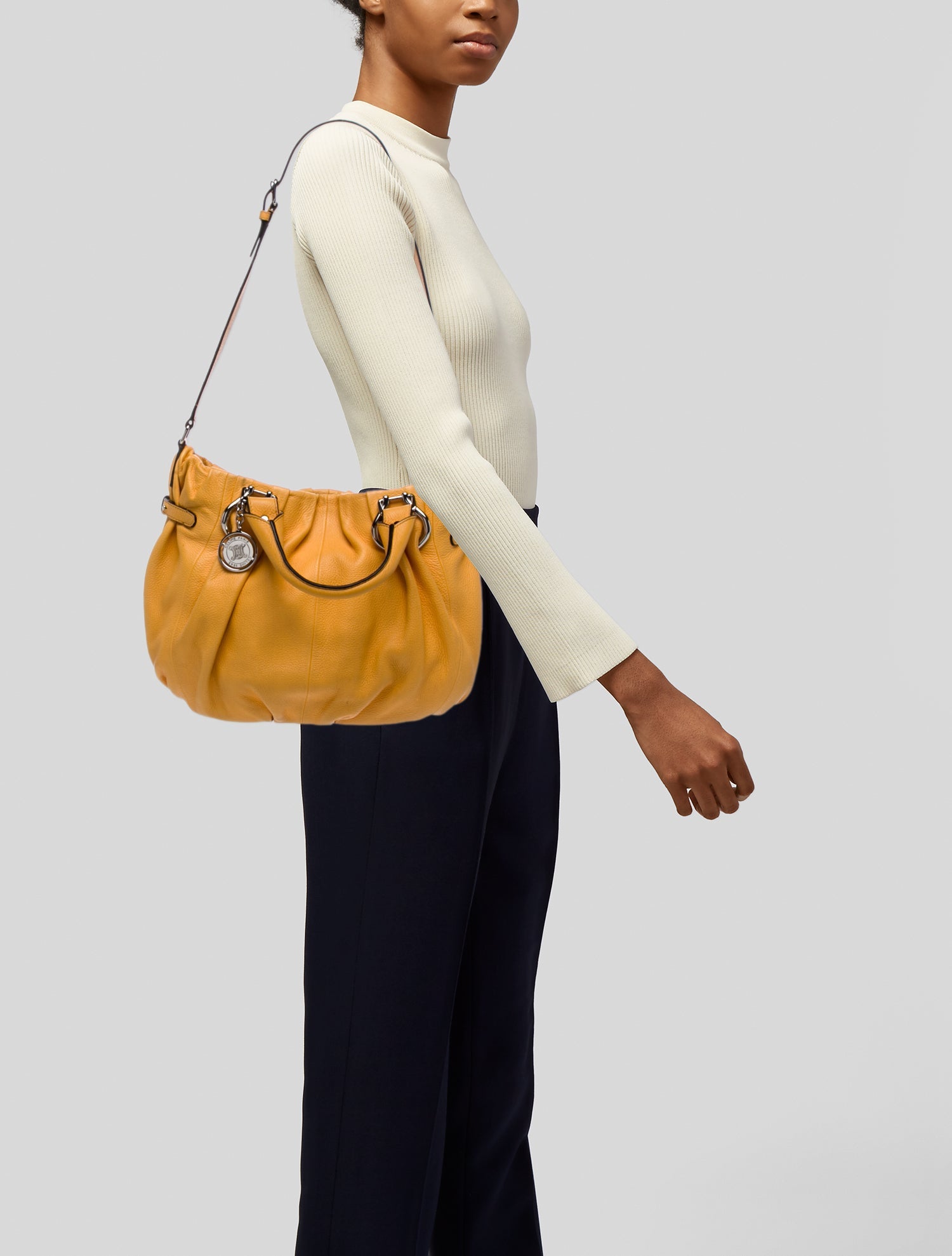 Celine Leather Pillow Vintage