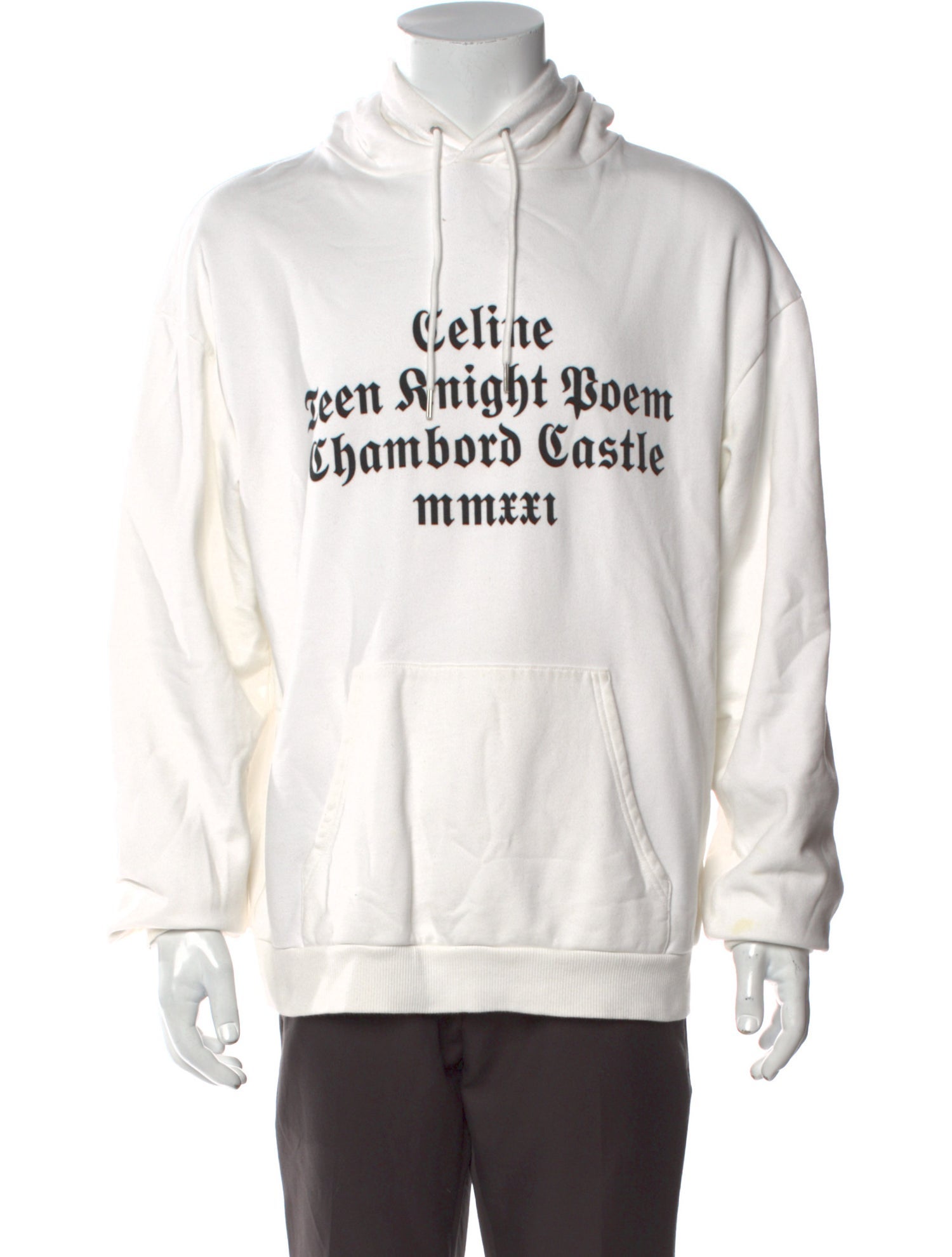 Celine Graphic Print Crew Neck Hoodie