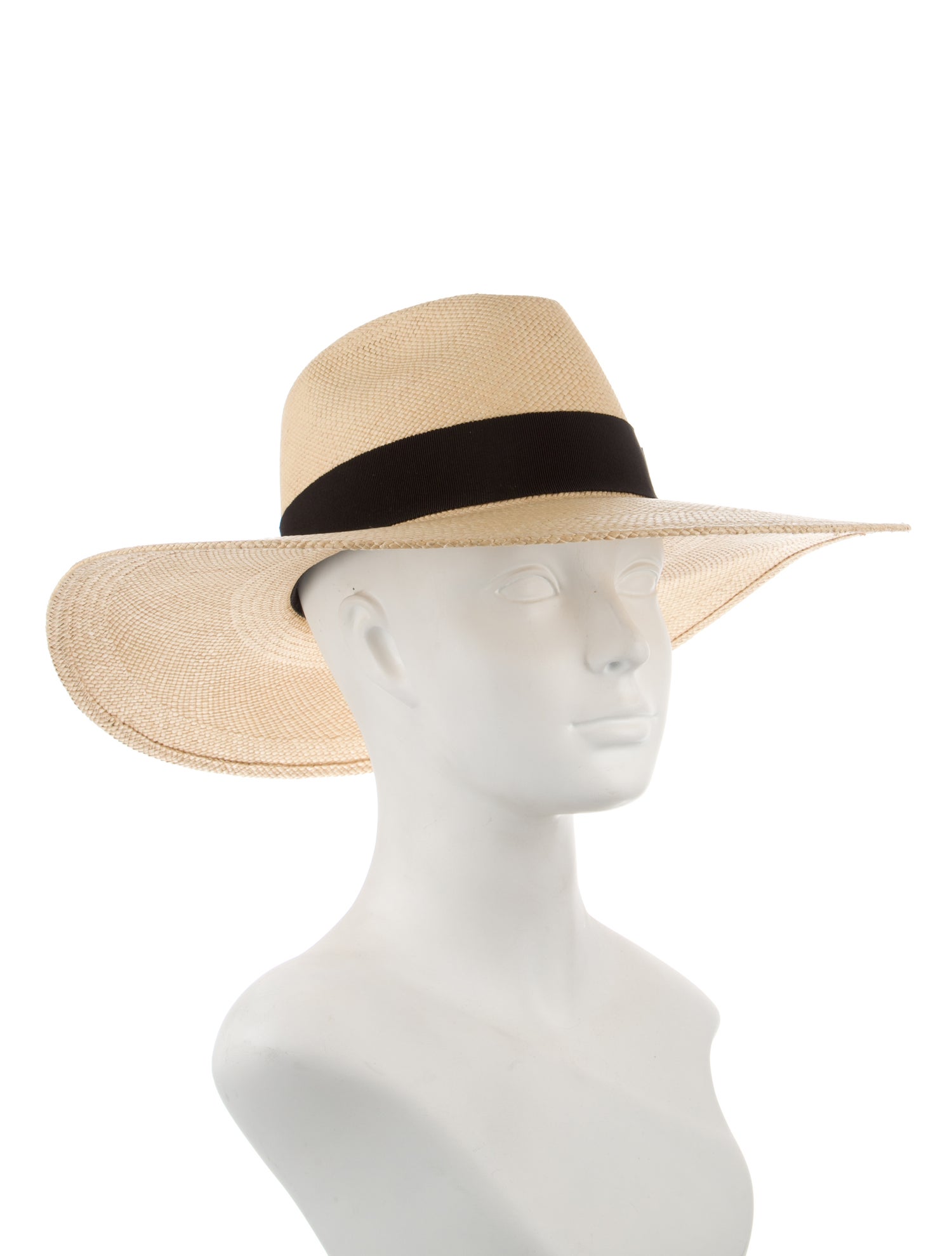 Celine 2025 Triomphe Wide-Brimmed Raffia Hat w/Tags