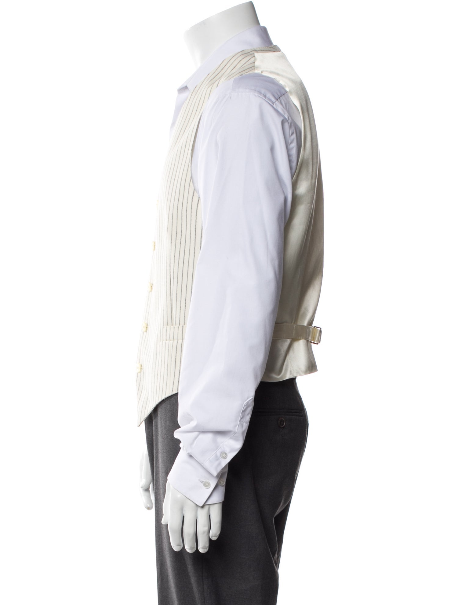 Celine Wool Striped Suit Vest w/ Tags