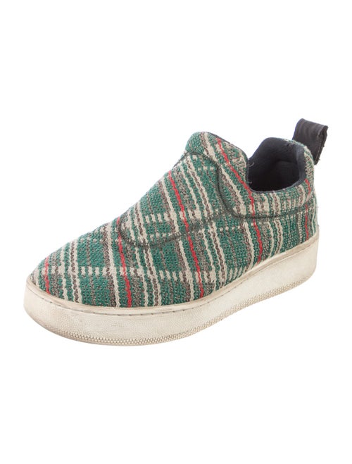 Celine Tweed Pattern Sneakers