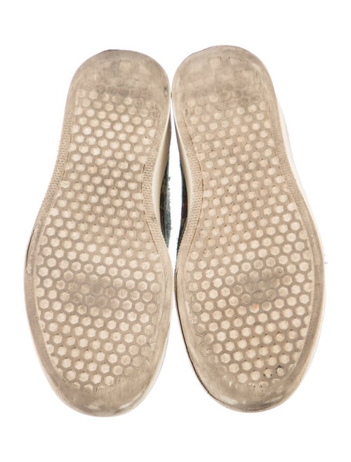 Celine Tweed Pattern Sneakers