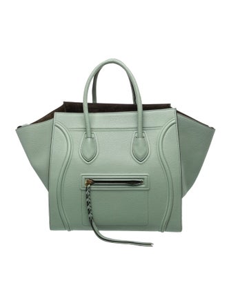 Celine Leather Luggage Phantom Medium