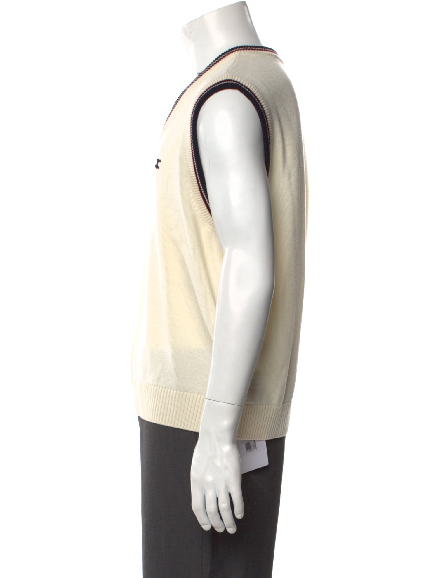 Celine Wool Striped Sweater Vest