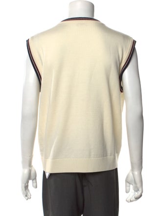 Celine Wool Striped Sweater Vest