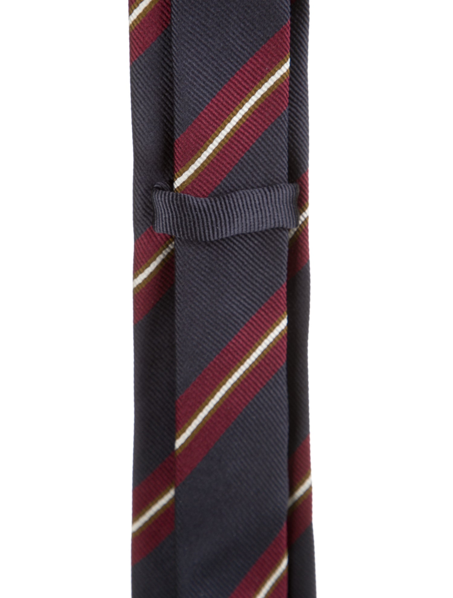 Celine striped silk tie