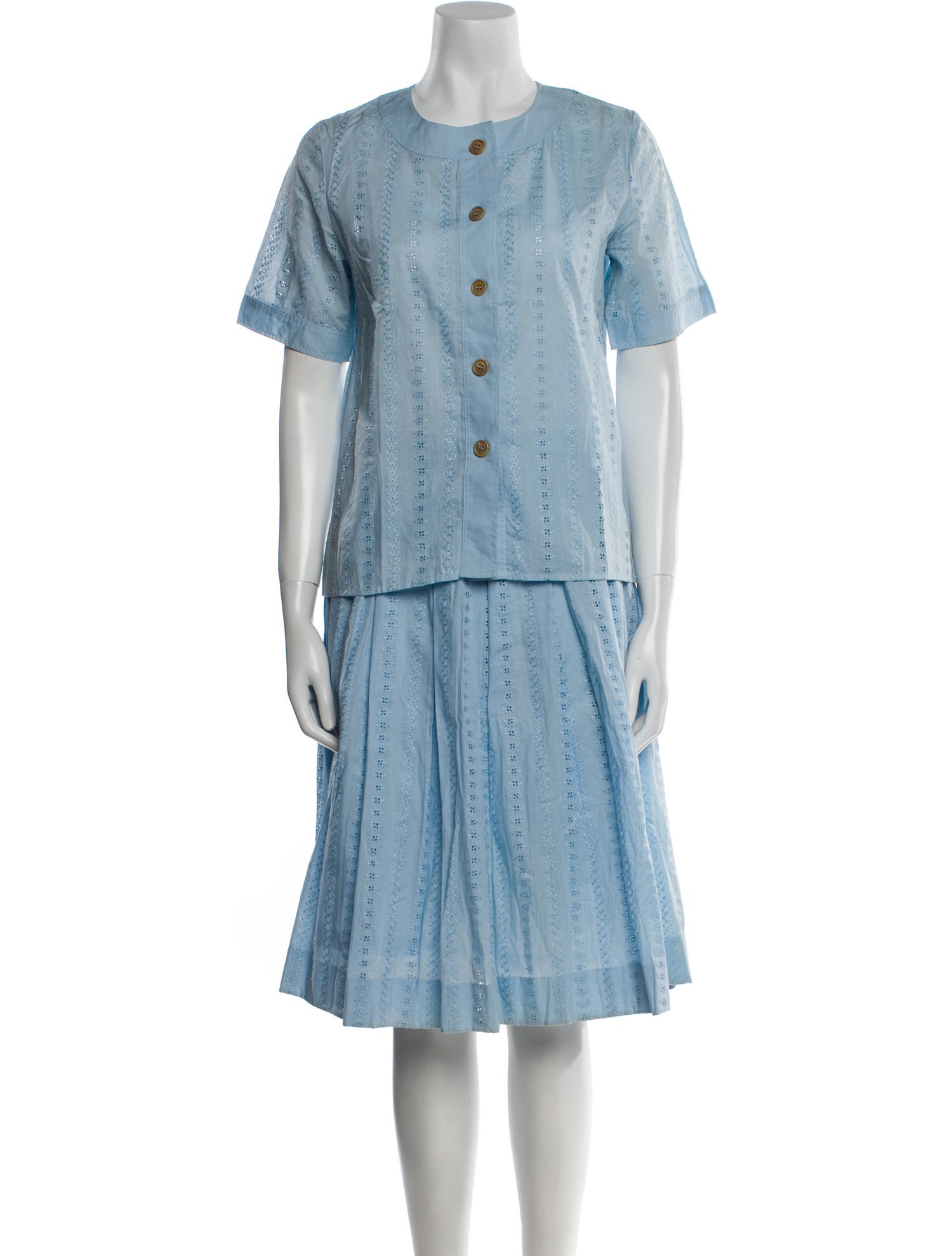 Celine Vintage 1970's Skirt Set