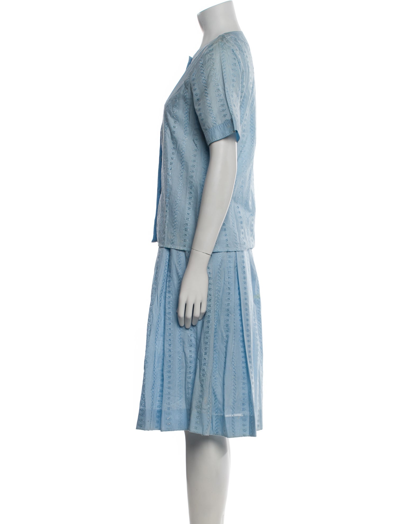 Celine Vintage 1970's Skirt Set