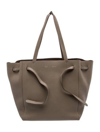 Celine Leather Cabas Phantom w/Belt Medium