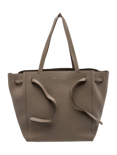 Celine Leather Cabas Phantom w/Belt Medium