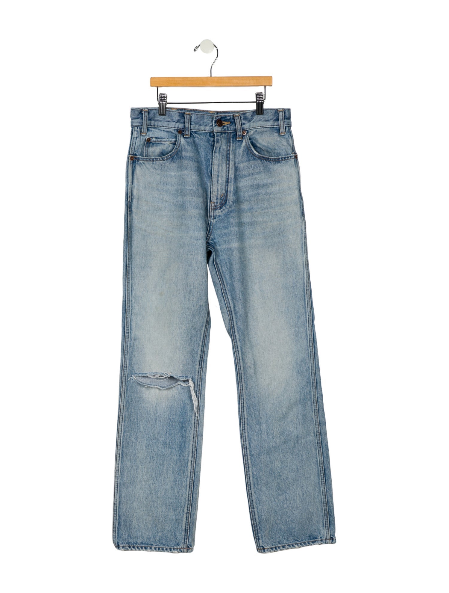 Celine High-Rise Straight Leg Jeans