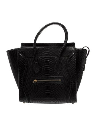 Celine Python Luggage Micro