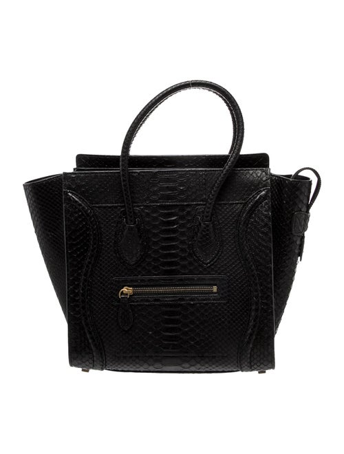 Celine Python Luggage Micro