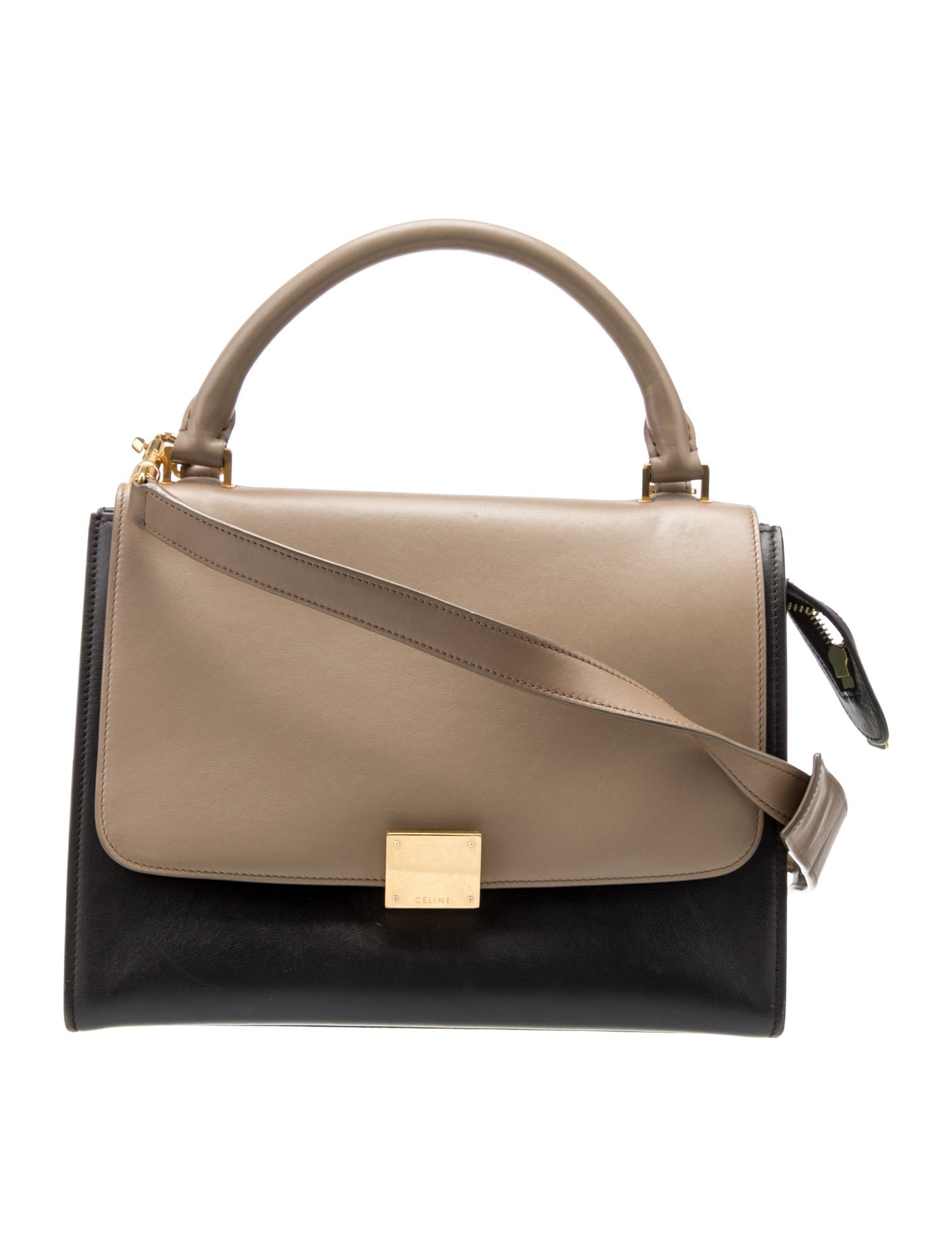 Celine Leather Trapeze Mini