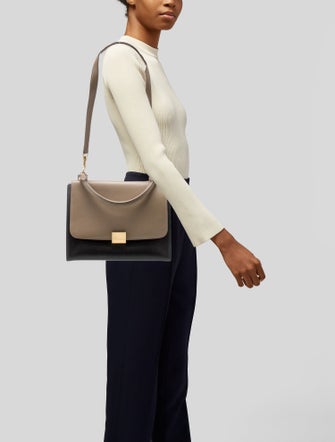 Celine Leather Trapeze Mini