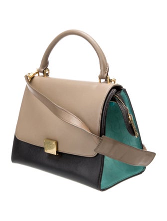 Celine Leather Trapeze Mini
