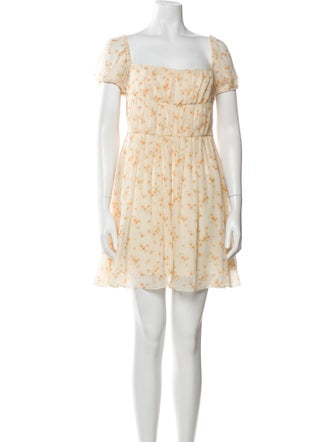 Celine Floral Print Long Dress