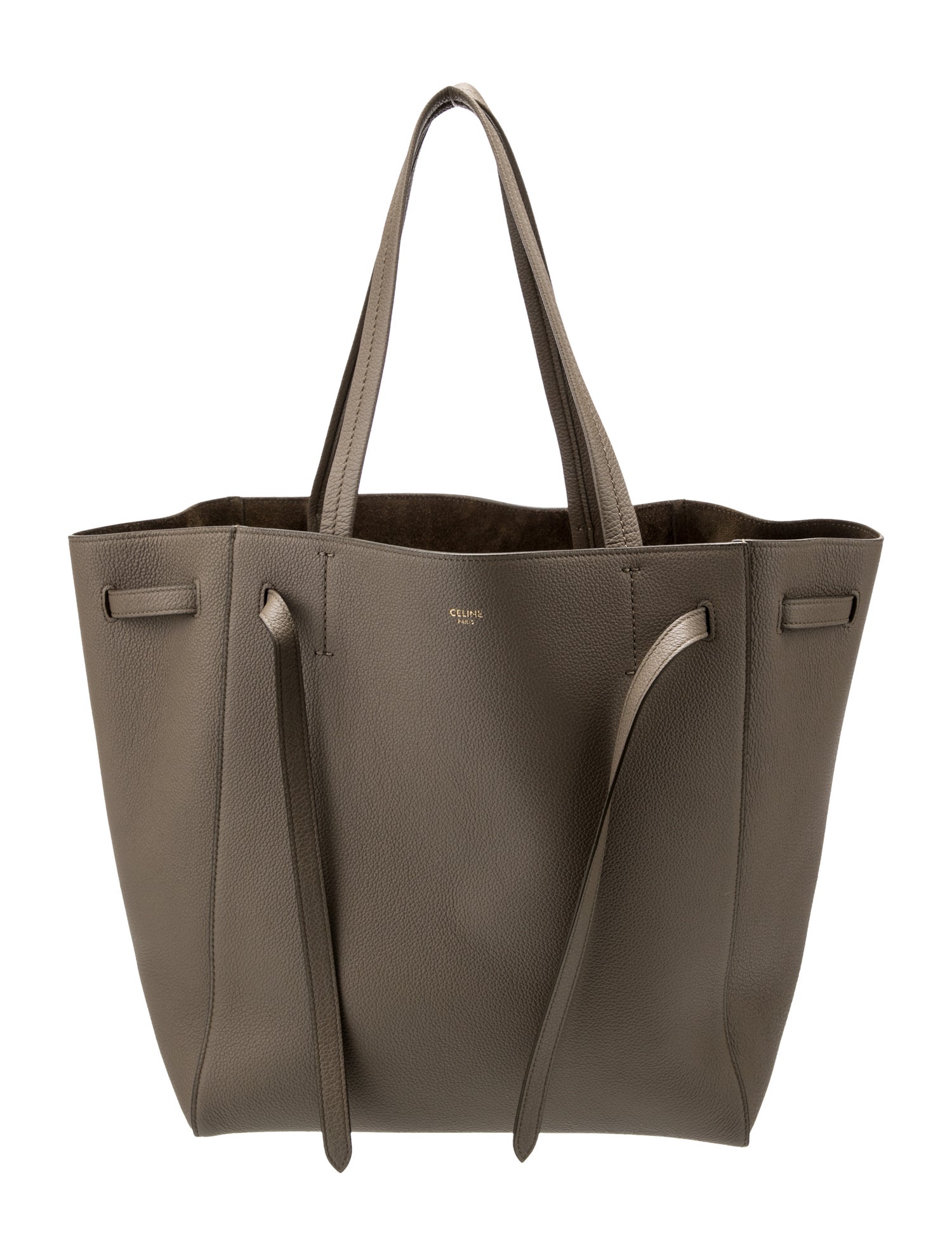 Celine Leather Cabas Phantom w/Belt Small 2022