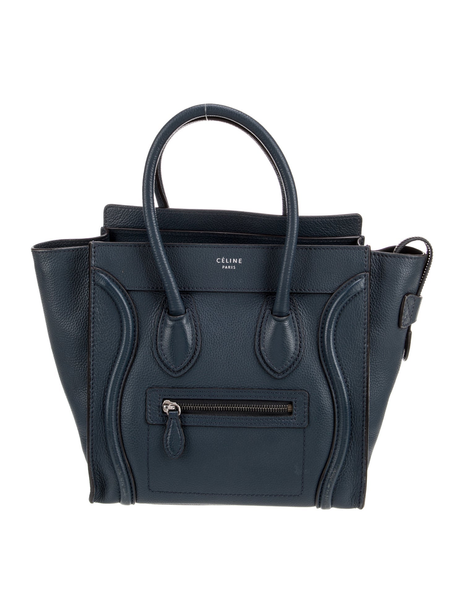 Celine Leather Luggage Micro