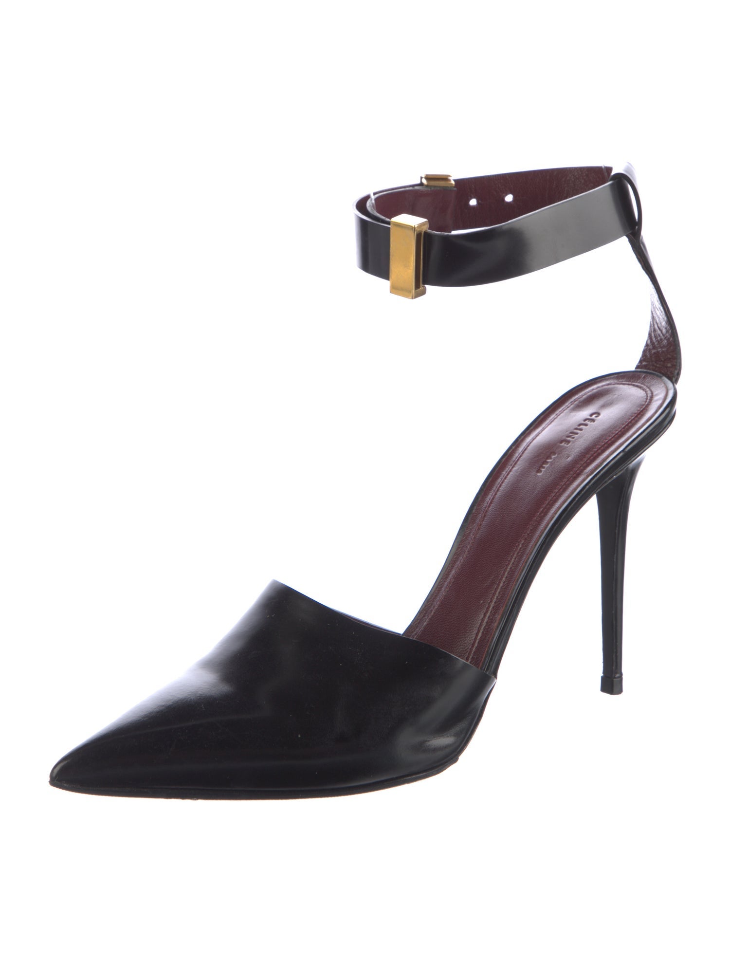 Celine Leather D'Orsay Pumps