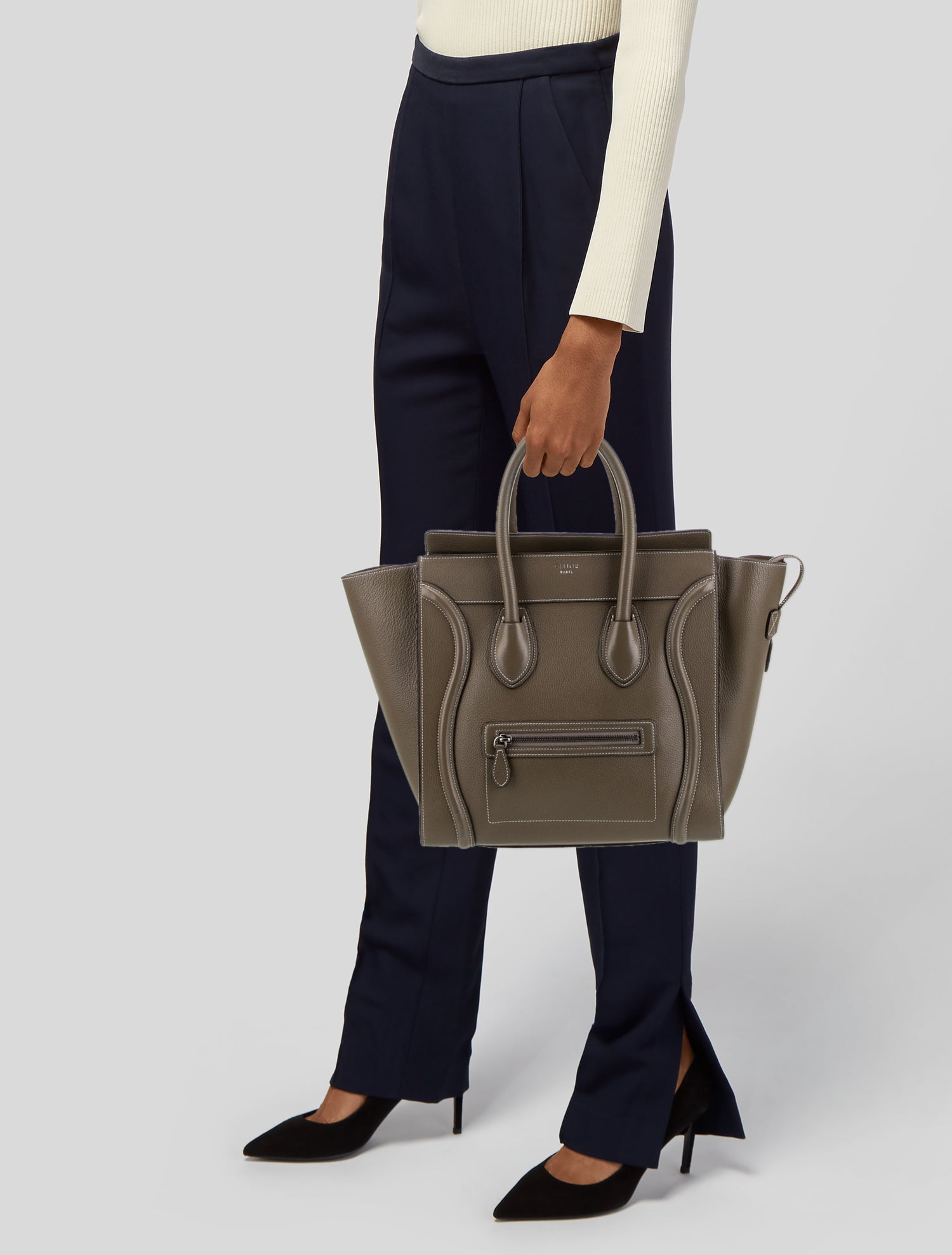 Celine Leather Luggage Mini