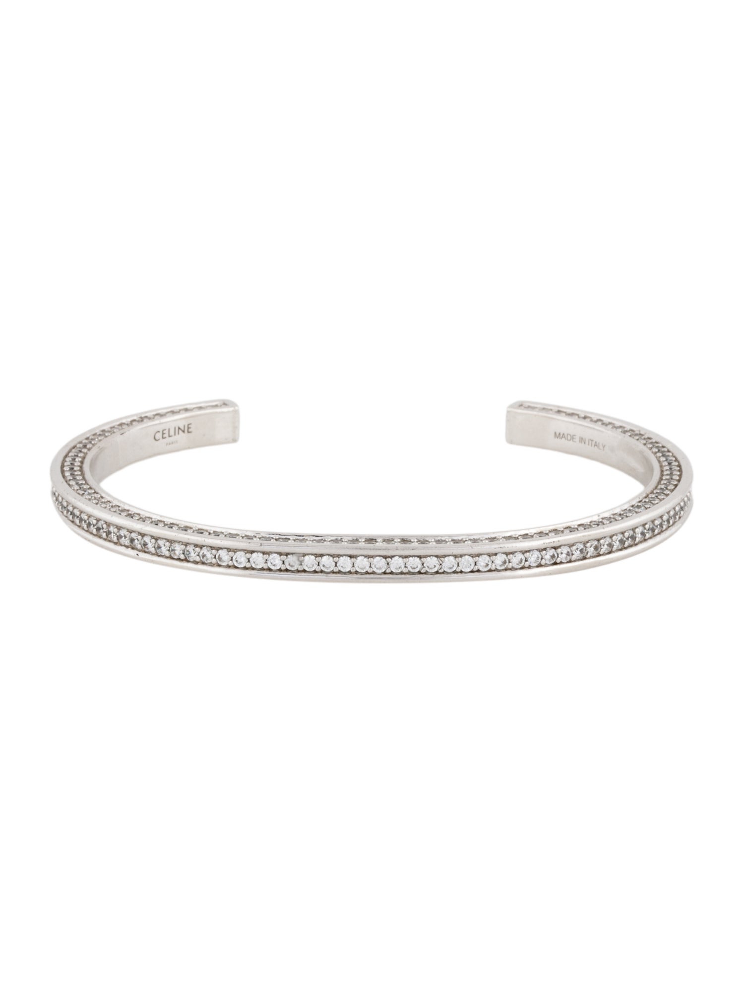 Celine Crystal Edwige Open Bracelet
