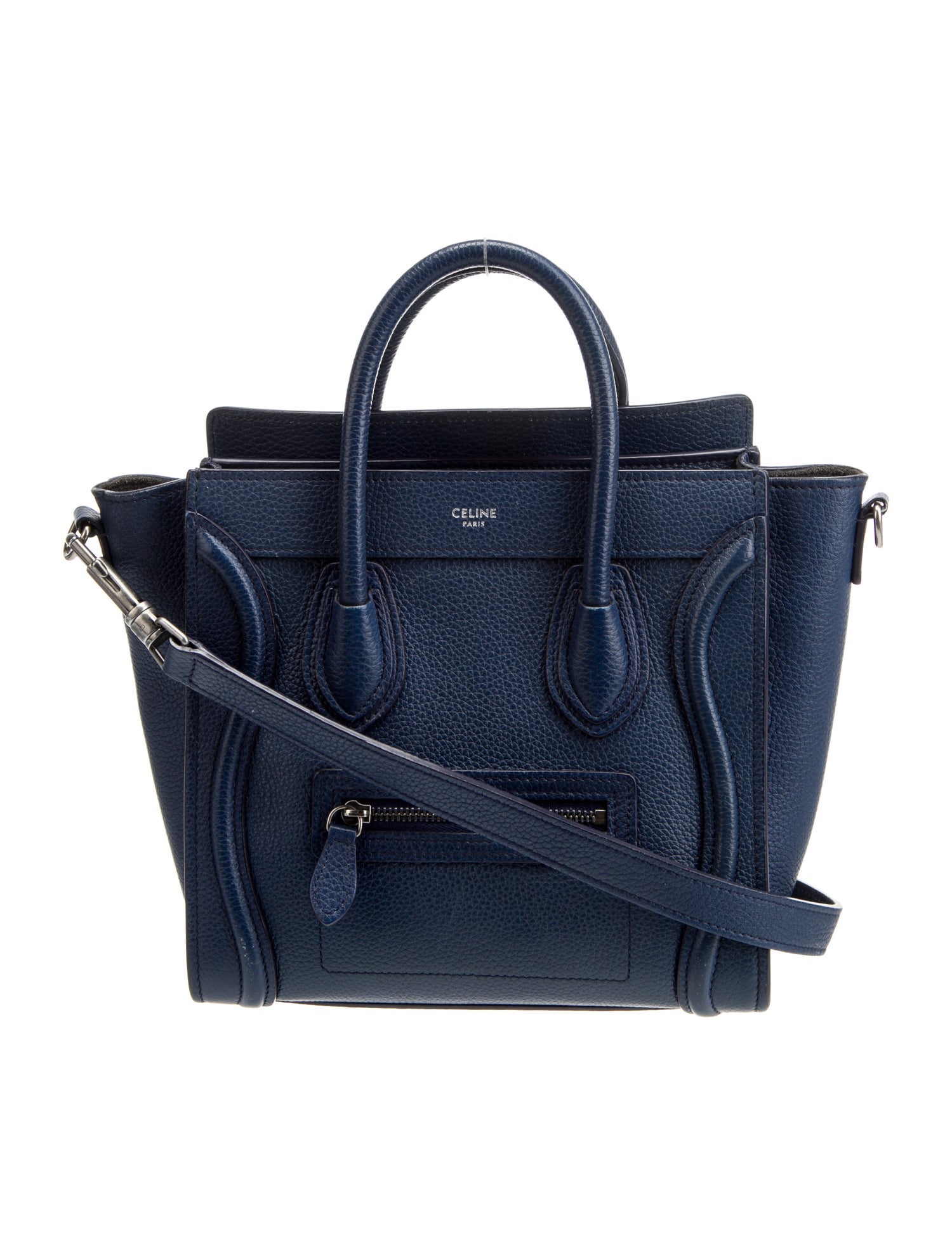 Celine Leather Luggage Nano