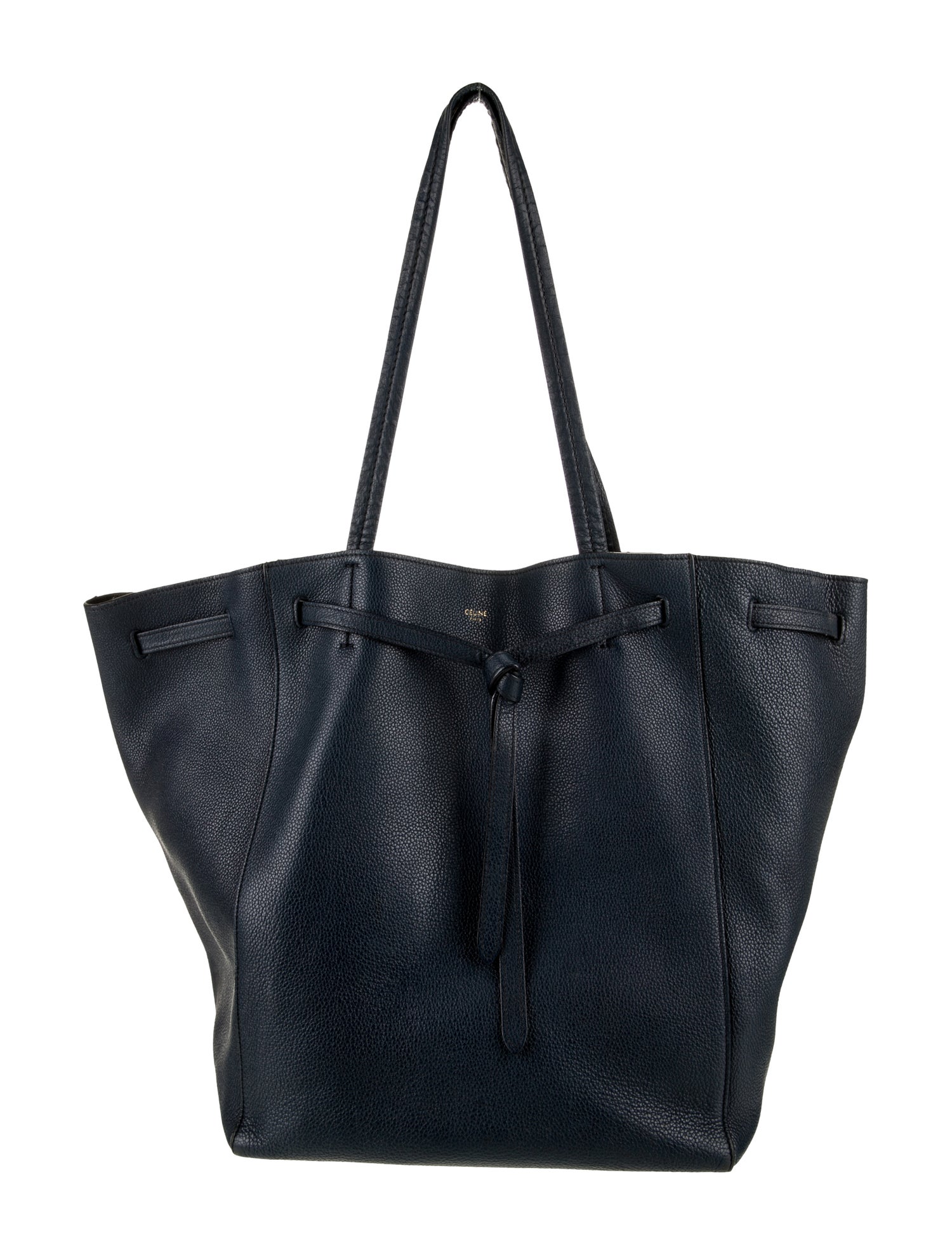 Celine Leather Cabas Phantom w/Belt Medium