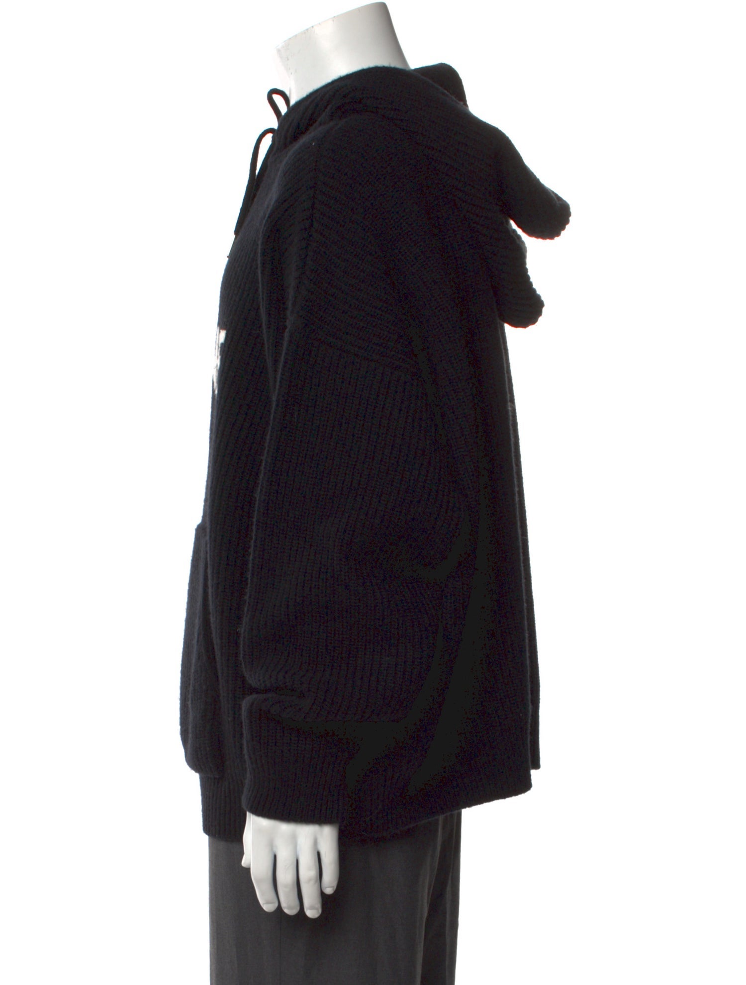 Celine Wool Graphic Print Hoodie