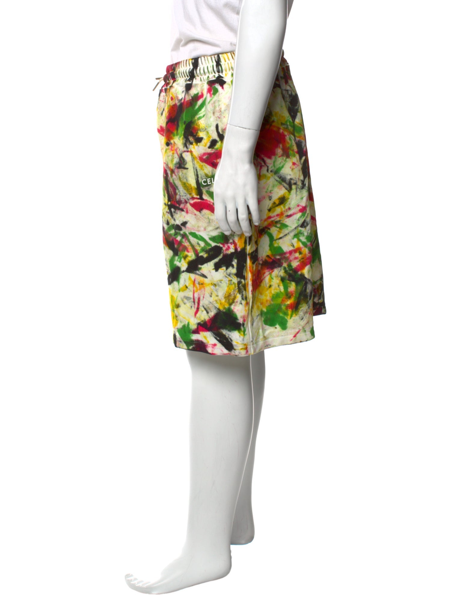 Celine Printed Jogger Shorts