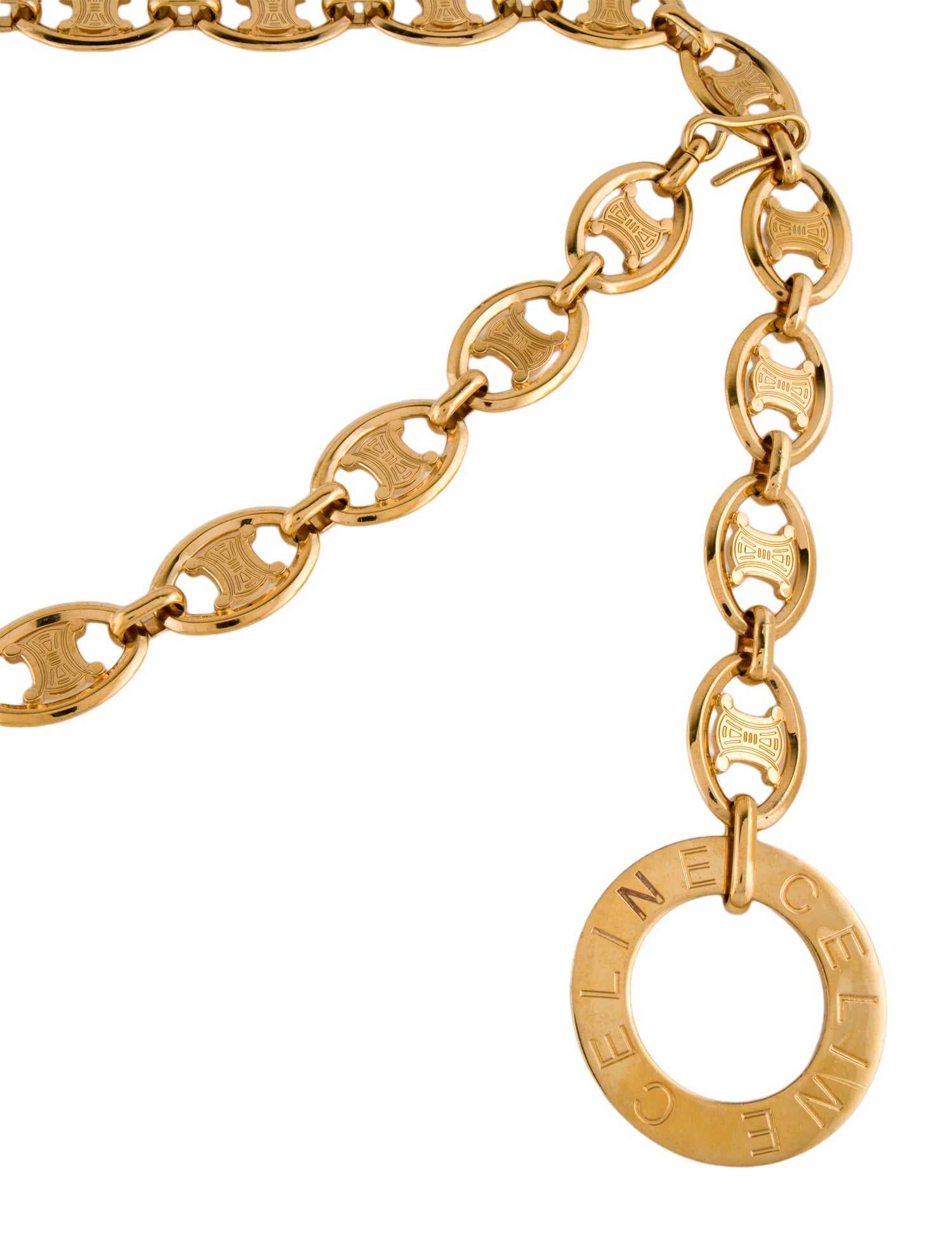 Celine Vintage 1990's Chain-Link Belt