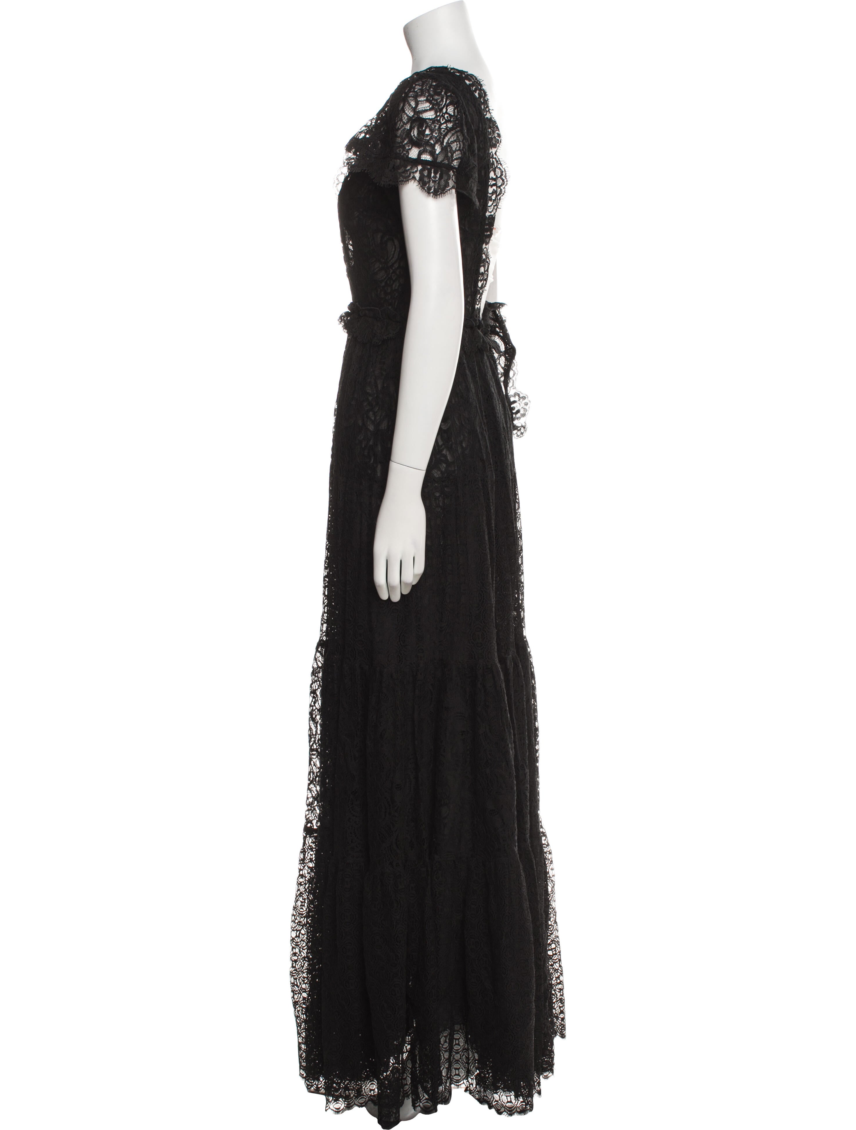 Celine V-Neck Long Dress w/ Tags