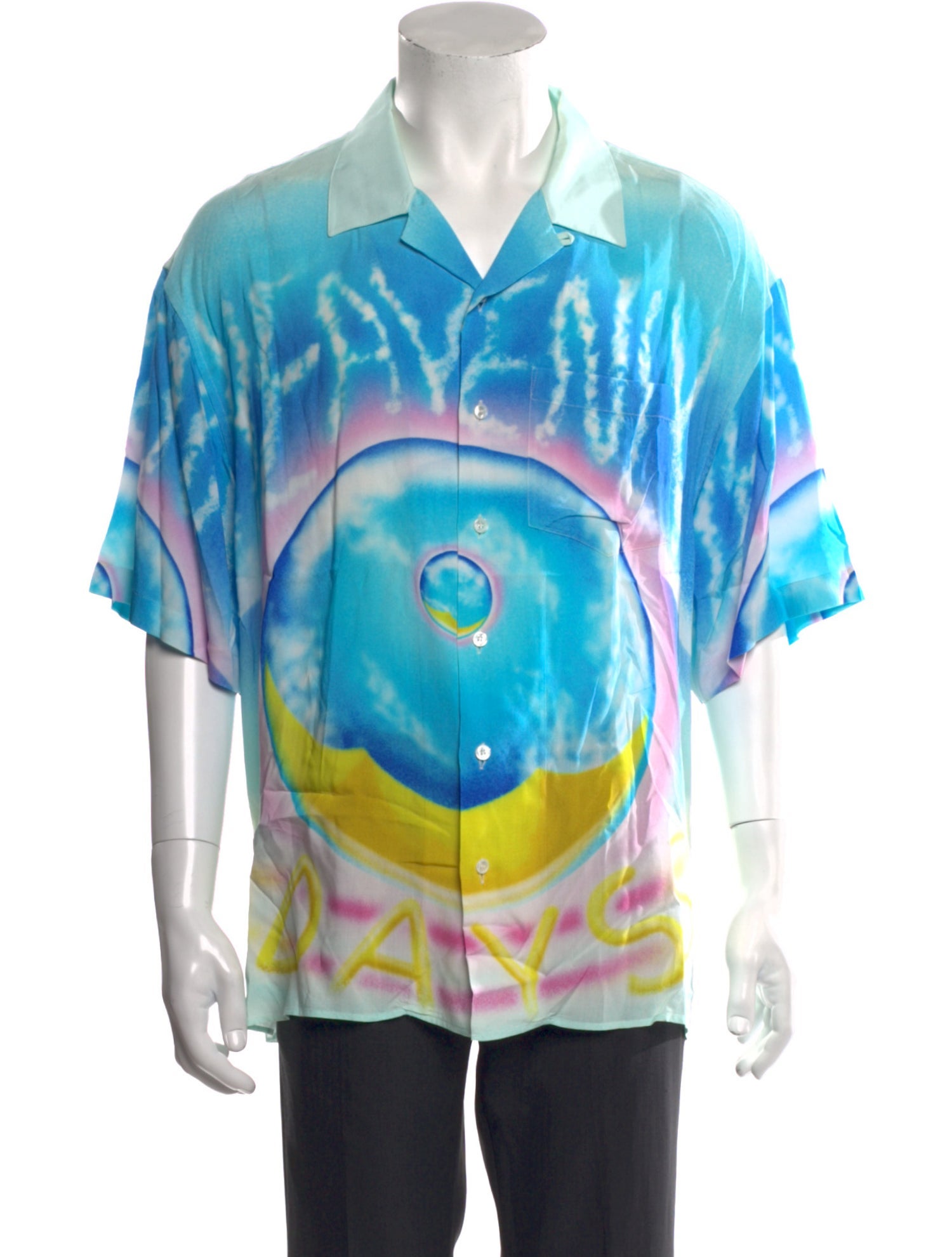 Celine Printed Three-Quarter Sleeve Shirt