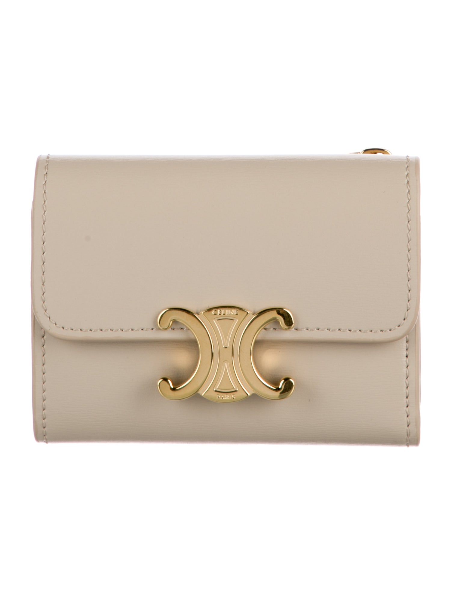 Celine 2024 Triomphe Compact Wallet