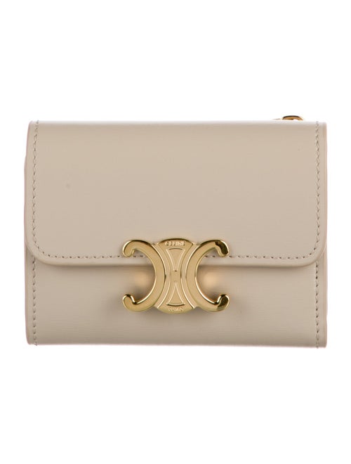 Celine 2024 Triomphe Compact Wallet