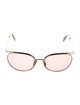 Celine Round Tinted Sunglasses