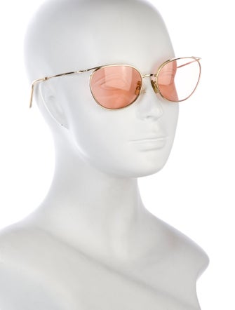 Celine Round Tinted Sunglasses