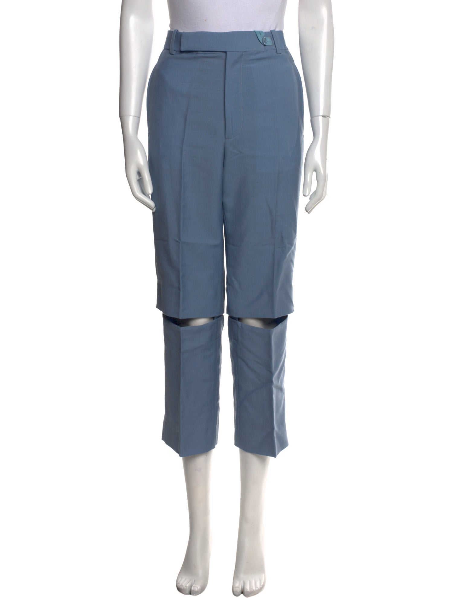 Celine Mohair Straight Leg Pants